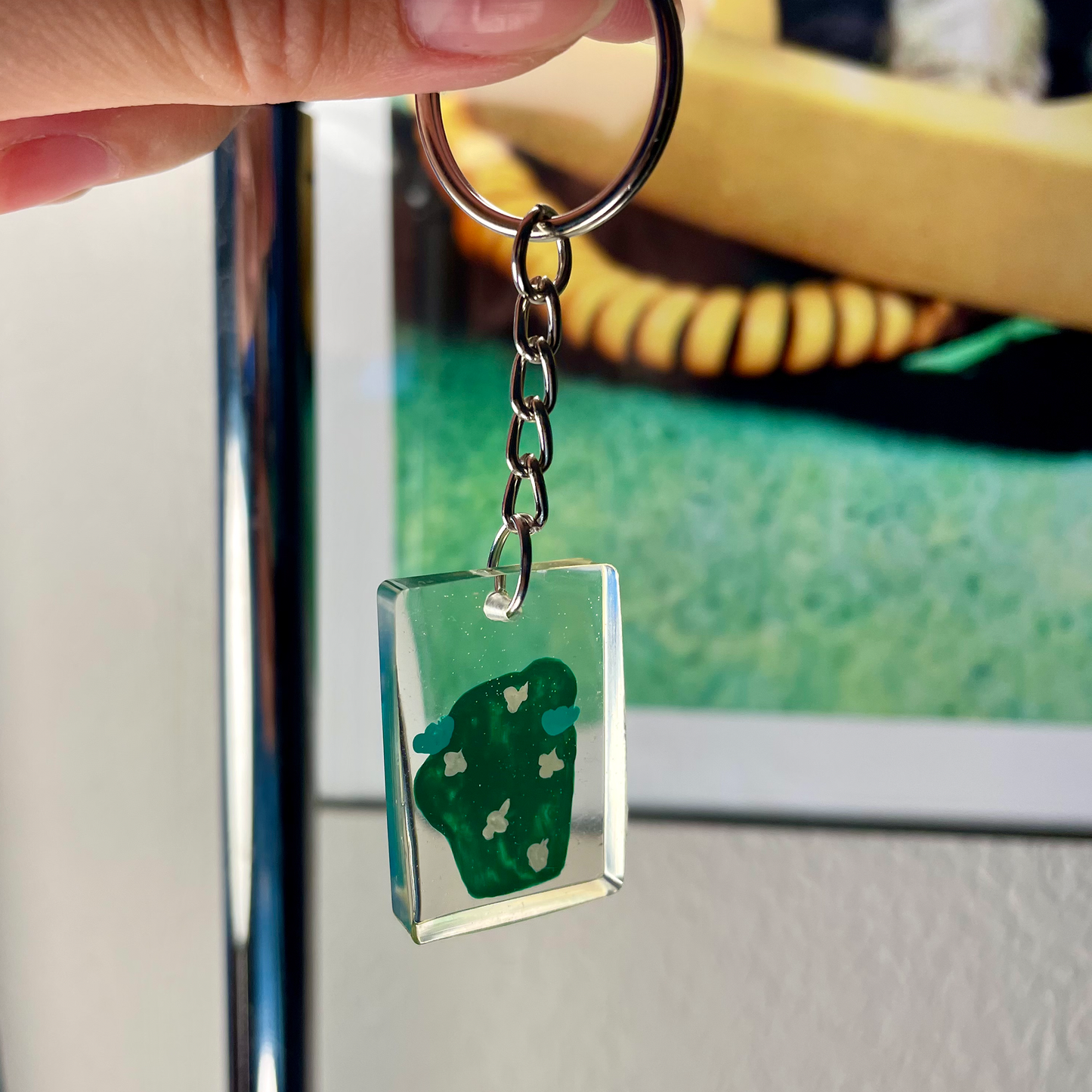 Cactus Keychain