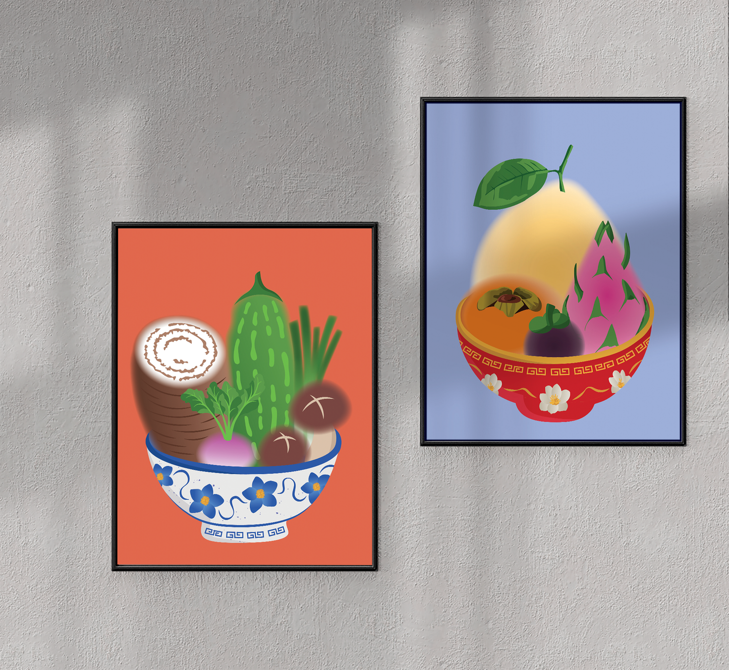 Veggie bowl poster
