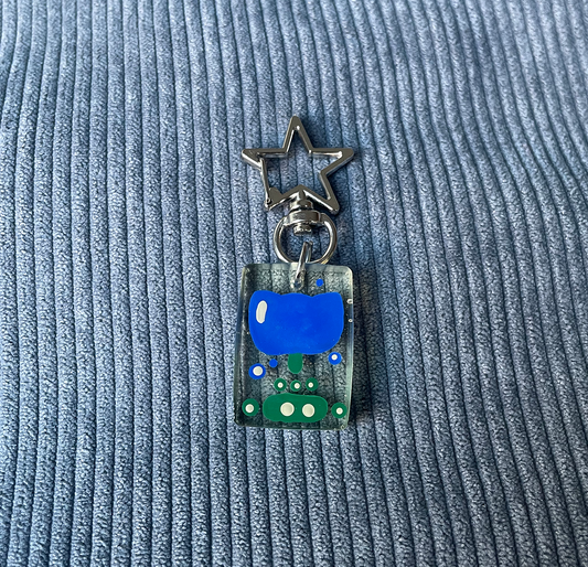 Blue Tulip Keychain