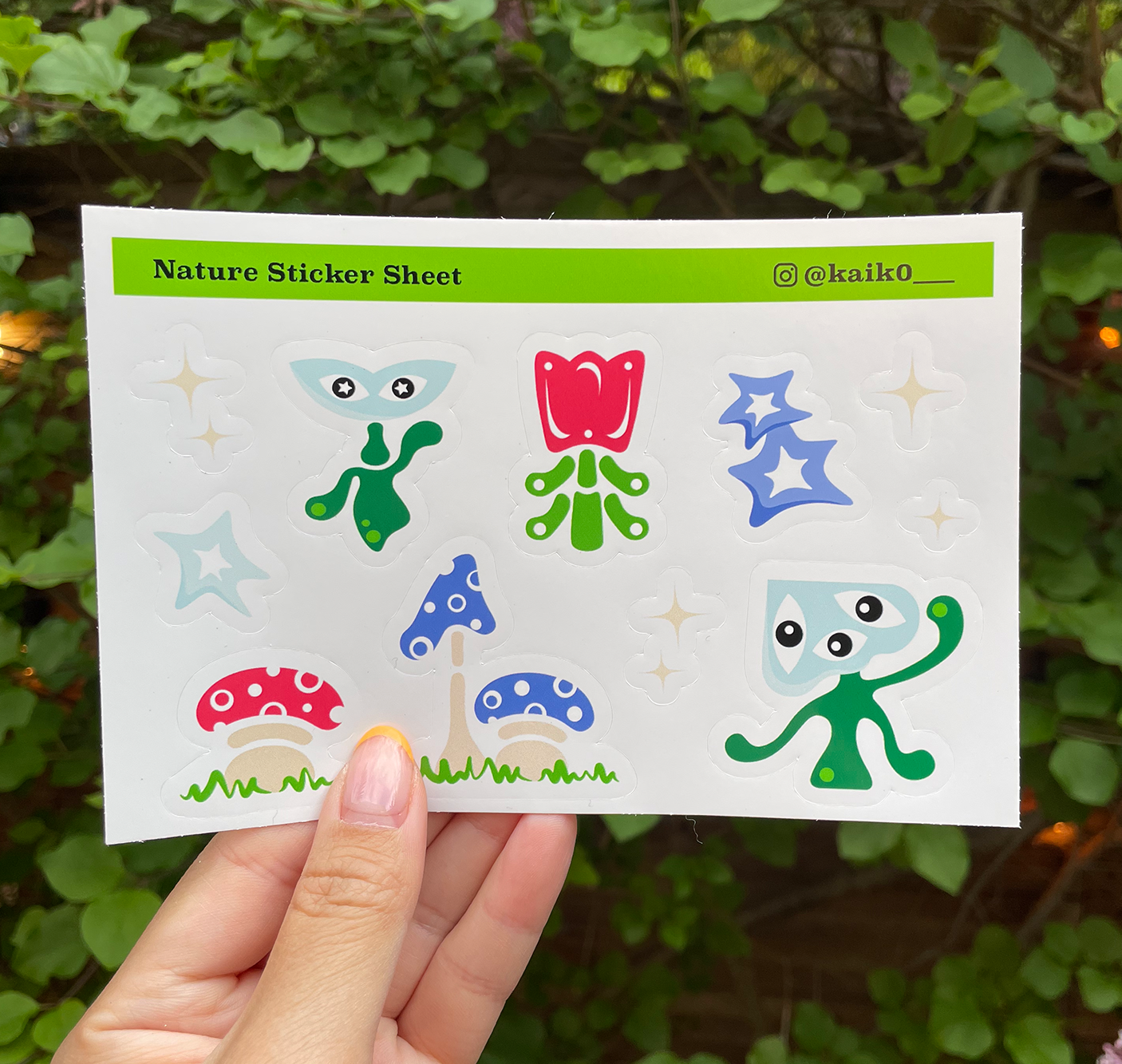 Nature Sticker Sheet