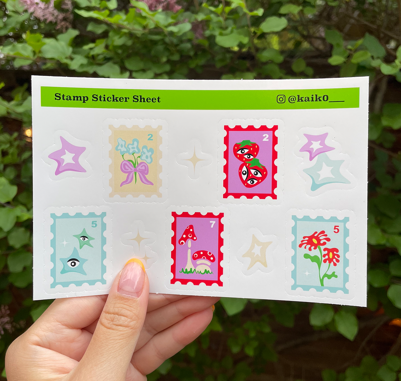 Stamp Sticker Sheet