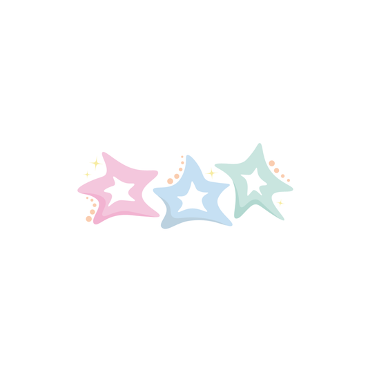 Three stars sticker