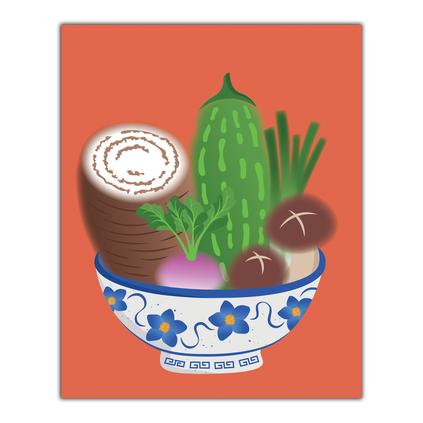 Veggie bowl poster