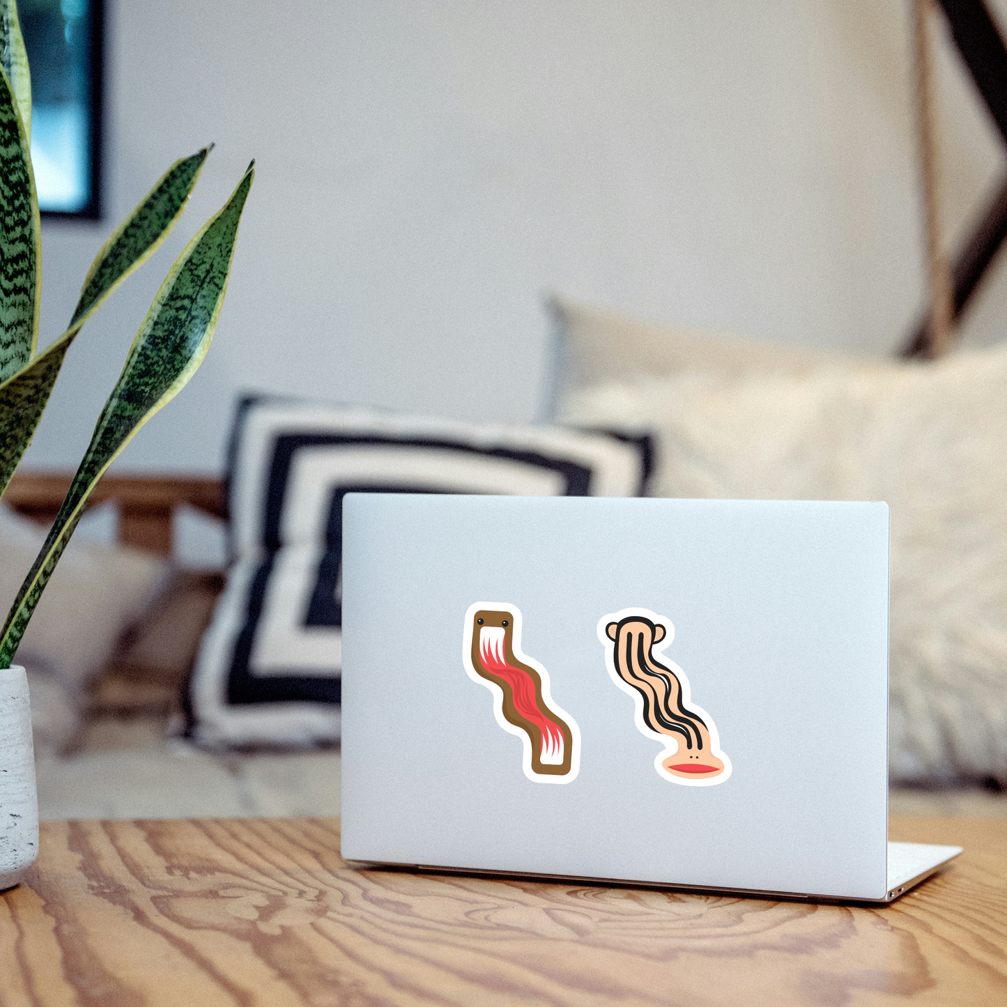 Wavy monster sticker